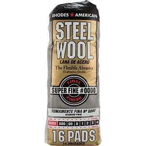 PAD STEEL WOOL 0000 SUPER FINE