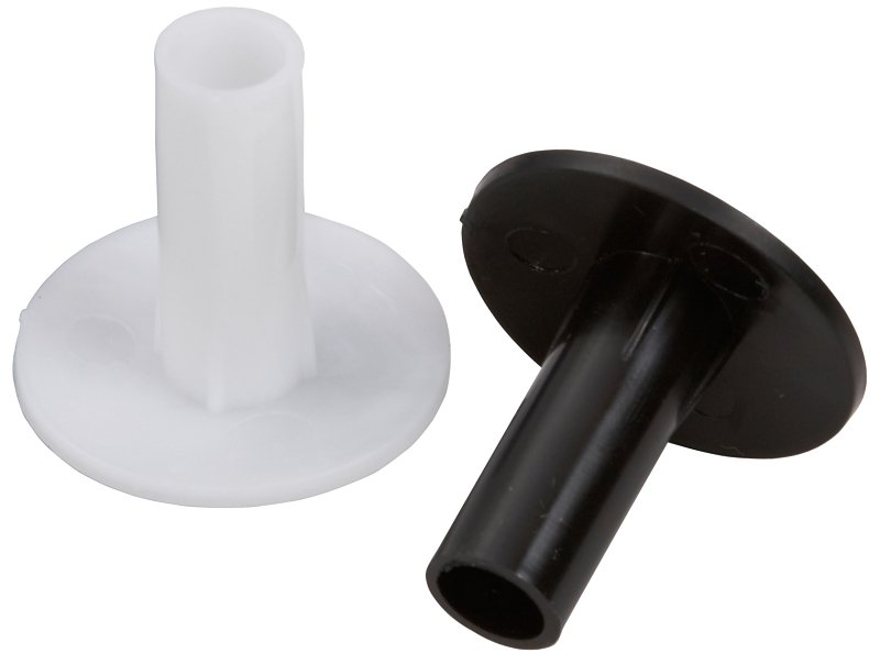 BUSHING COAX FEED THRU BLK/WHT