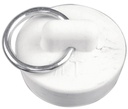 STOPPER DRAIN RUBBER 1-1/8 WHT