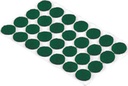 PAD SURFACE FELT RND 3/8IN GRN