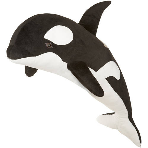 Premium Large Orca Whale Plush Stuffed Animal