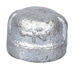 CAP MALLEABLE GALV 1/4 IN     