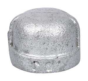 CAP MALLEABLE GALV 3/8 IN     