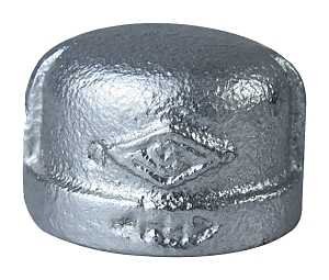 CAP MALLEABLE GALV 3/4 IN     