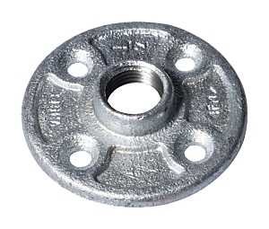 FLOOR FLANGE MALLBLE GALV 1/2 