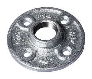 FLOOR FLANGE MALLBLE GALV 3/4 