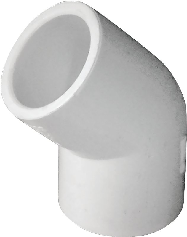 ELBOW 45 DEG PVC SLPXSLP 1/2  