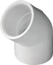 ELBOW 45 DEG PVC SLPXSLP 1 IN 