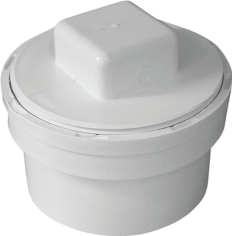 DRAIN FITTING CLEANOUT PVC 4  