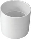 COUPLING DRAIN PVC S&D HUB 4IN