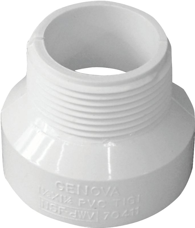 ADAPTER DWV MALE 1-1/2X1-1/4  