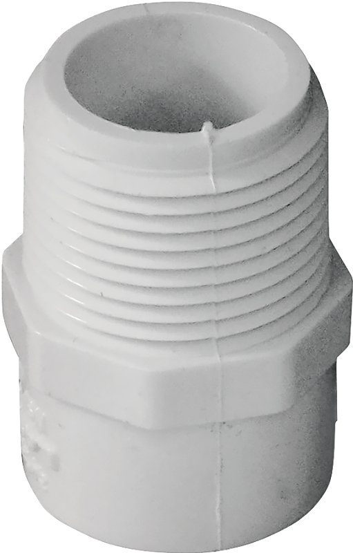 ADAPTER MALE PVC SLPXM 1/2X3/4