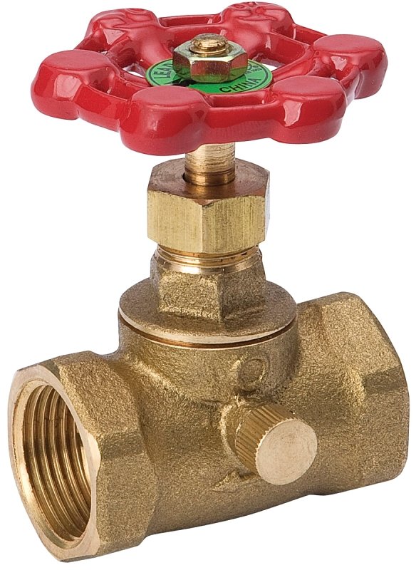 VALVE STOP-WASTE BRASS 1/2IPS 