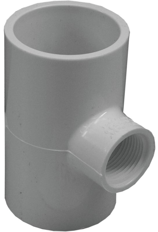 TEE PVC 1-1/2SX1-1/2SX3/4FIP  