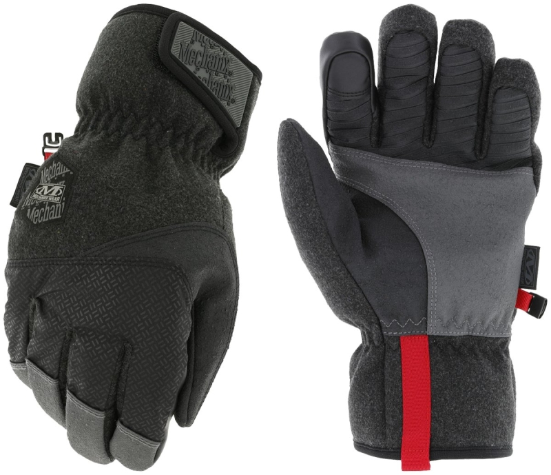 GLOVES WINDSHELL BLACK/GRY MED