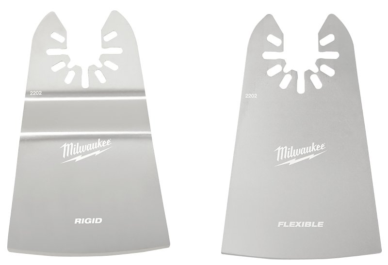 SCRAPER 2IN RGD & 2IN FLEX 2PC