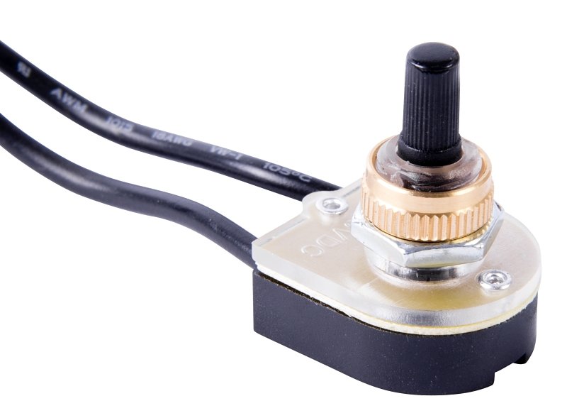 SWITCH CANOPY RTRY ON/OFF BLK 