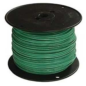 WIRE BLDG 14G SOLX500 THHN GRN