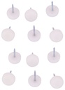 GLIDE PLASTIC NAIL 5/8IN WHITE