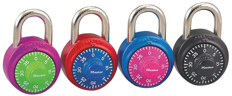 PADLOCK COMBO SS VRTCLR 3/4IN 