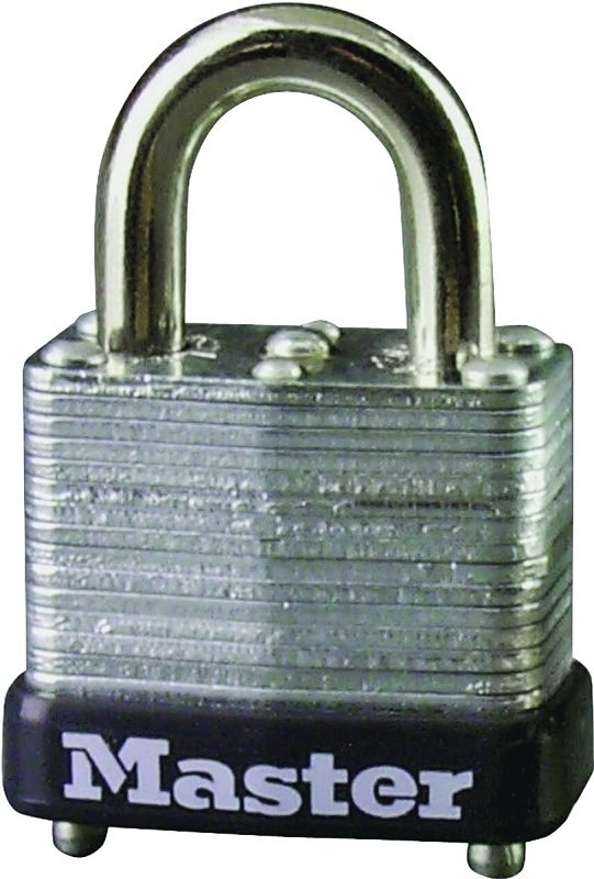 Self-Locking Steel Padlock 1-1/2 Inch Heavy Duty