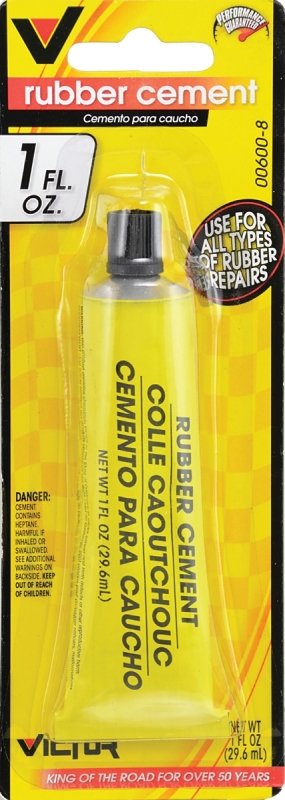 Rubber Cement Adhesive Tube 1 oz