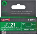 STAPLE JT21 214 1000PK 1/4IN  