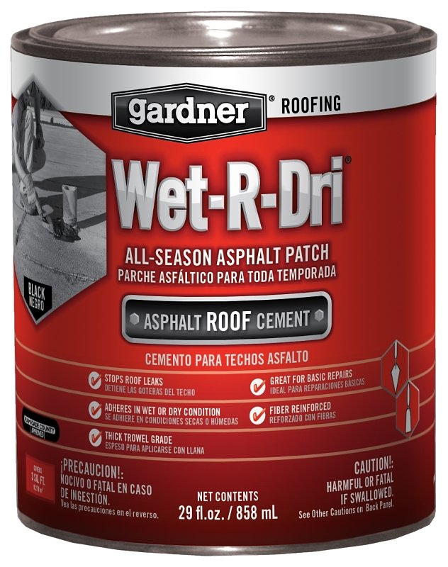 ROOF CEMENT ALLWEATHER 1QT    