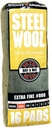 PAD STEEL WOOL 000 EXTRA FINE 