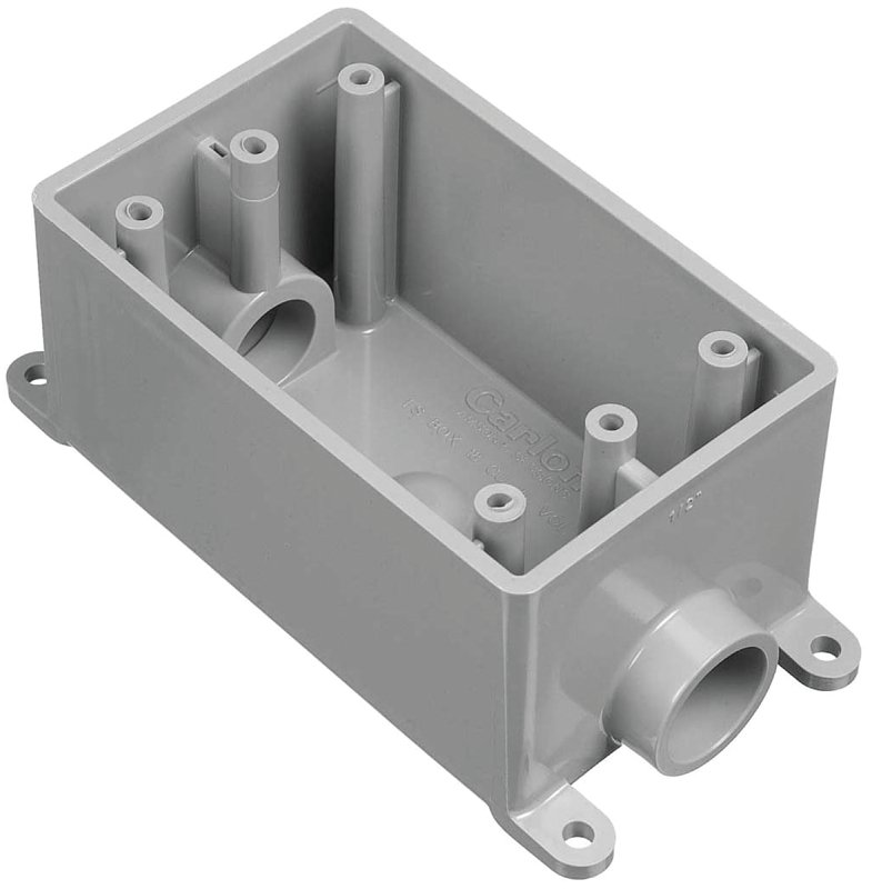 SWITCHBOX PVC 1GANG FSC 3/4IN 