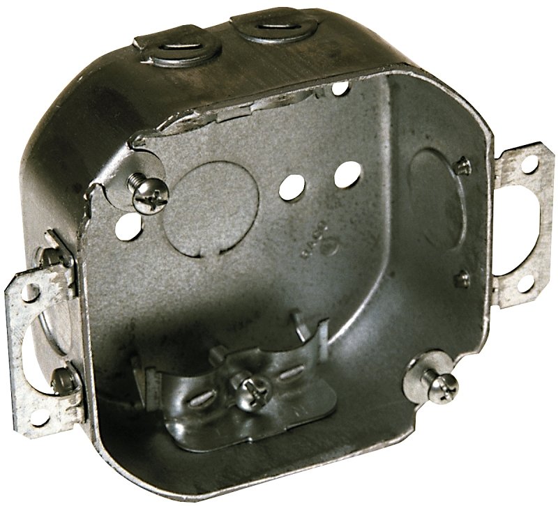 BOX OCT 4IN 1-1/2DP NM CLAMP  