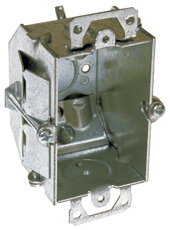 SWITCHBOX STEEL 2-1/4IN OLD WK