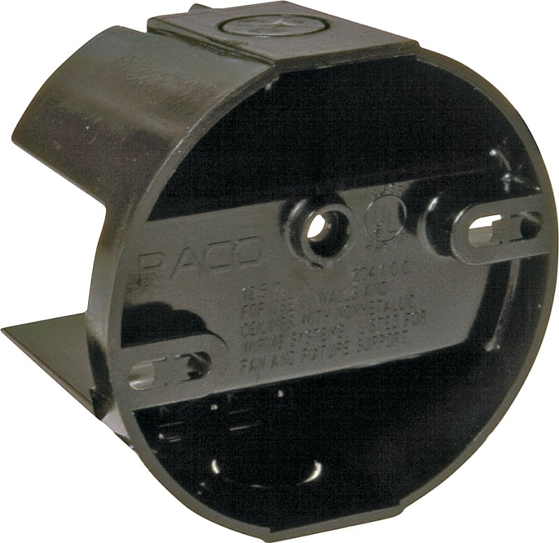 BOX FAN/FIXT PVC RND SDDL NEW 