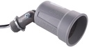 GRAY WTHRPRF LAMPHOLDER       