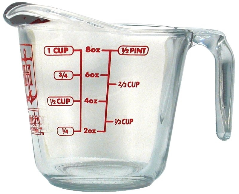 CUP MEASURING 8OZ             