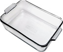 CAKE SQUARE GLASS 8IN L       