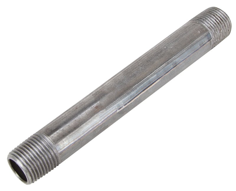 PIPE NIPPLE BLACK 1/2X2       