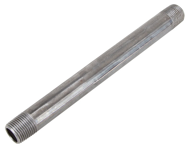 PIPE NIPPLE BLACK 1/2X6       