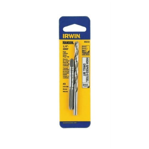 1/4-28 NC Tap and #3 Drill Bit Combo Set