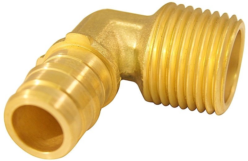 ELBOW PEX-AXM BRS 90DEG 1/2IN 