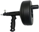 AUGER DRAIN DRUM 1/4X15FT BLK 