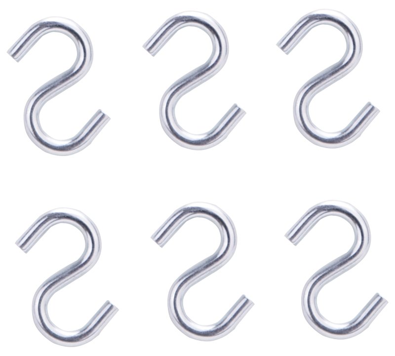 S-HOOK 3/4IN OPEN ZINC PLATE  