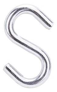 HOOK S STEEL 2IN BRIGHT ZINC  