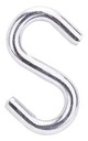 HOOK S STEEL 2IN BRIGHT ZINC  