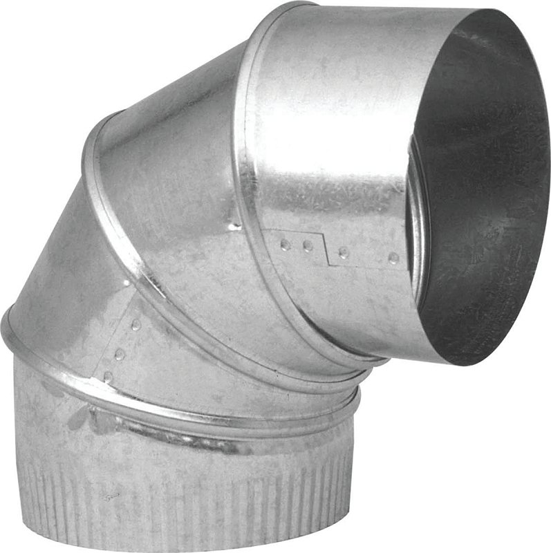 ELBOW PIPE 90DEG 28GA 4IN GLV 