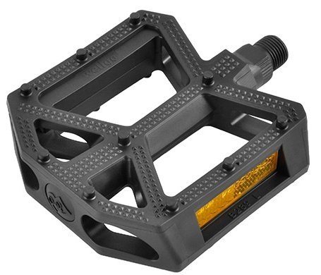 [956741] B289 RESIN PLATFORM PEDAL W/PINS 9/16" BLK