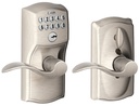 ELECTRONIC ENTRY LEVER S NICKL