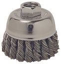 3IN KNOTTED CUP BRUSH X-COARSE