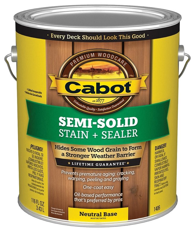 STAIN SEMISOLID OIL EX NEUT GA
