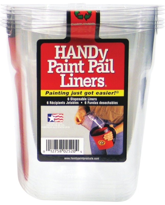 PAIL PNT HNDY 5X5X6IN PLST    